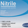 Black Nitrile Gloves (large)